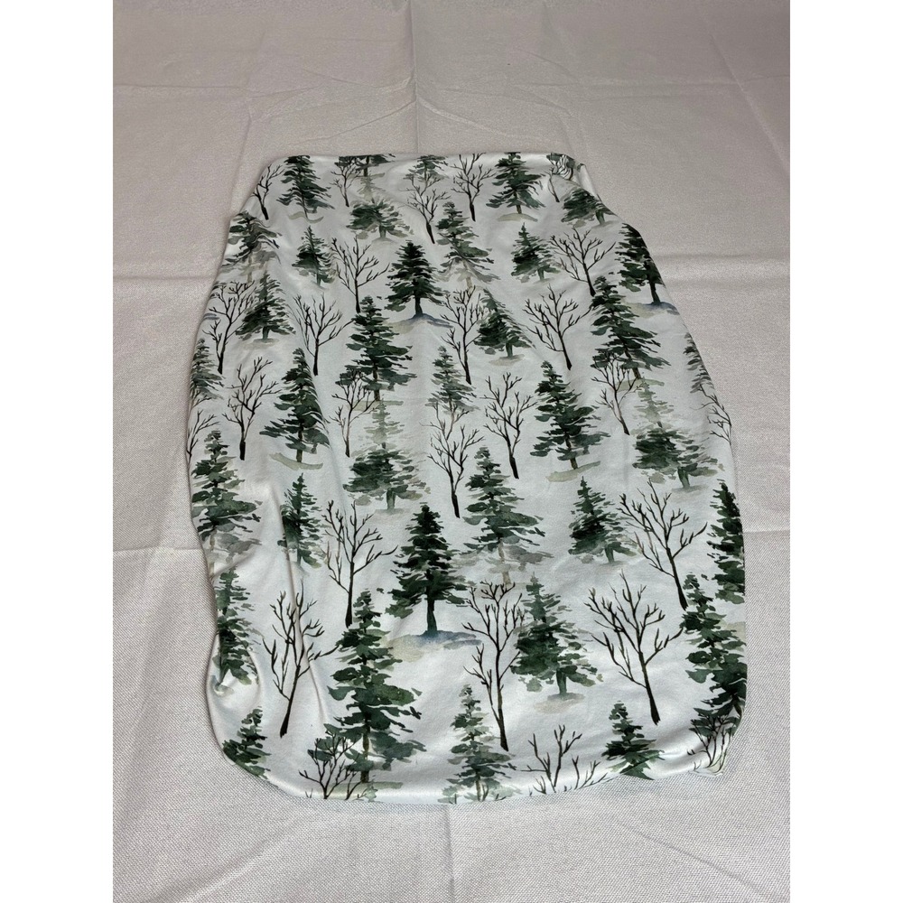 Pobi Baby Bassinet Sheet Woods Collection Forest Pine Tree Premium Cotton